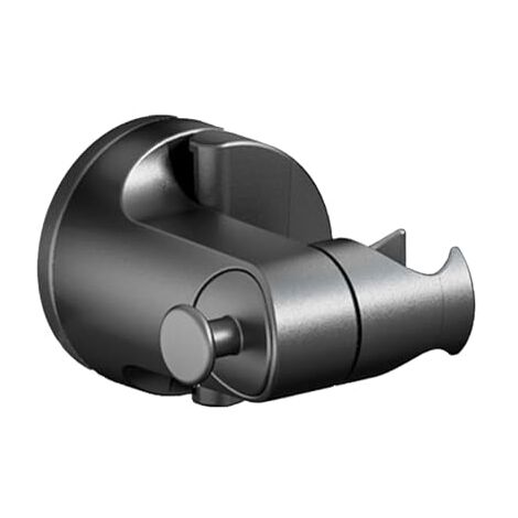 Support de Douche Ventouse,Support Pommeau de Douche Sans Percage,Porte Pommeau de Douche Ventouse,Angle Réglable Noir