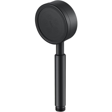 Pommeau Douche Haute Pression en Acier Inoxydable 304,Avec support,Douchette Douche Salle Installation Facile - Noir (1/4)
