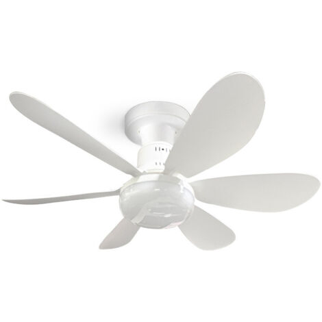 Ventilateur plafond avec Lumière et Telecommande, 40W Dimmable Ventilateur Plafond LED avec Douille E27