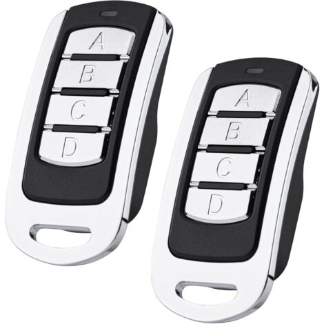 Lot de 2 ouvre-porte de garage 250-868 MHz pour émetteur portatif Hörmann HSM4 HSE4 SE2 HSM4 Compatible avec l'émetteur manuel Marantec Digital D302 D304 D384 Compatible avec l'émetteur manuel Berner