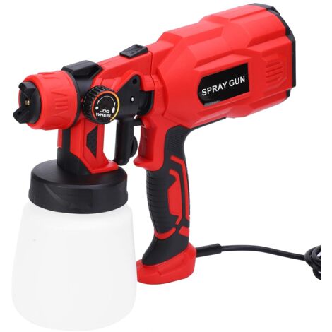 Pistolet de pulvérisation électrique Pulvérisateur de peinture fendu pour clôtures murales de meubles 800 ml 550 W