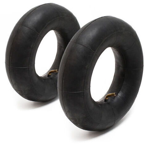 Wiltec – Lot de 2 chambres à air 13x5.00-6 – Valve TR87 pour tondeuses autoportées – Enveloppe pneumatique pour gazon