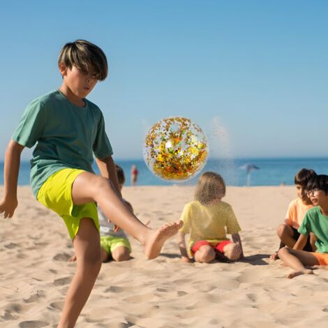 YOSOO tube de flotteur de piscine pour enfants Anneau de natation gonflable avec paillettes