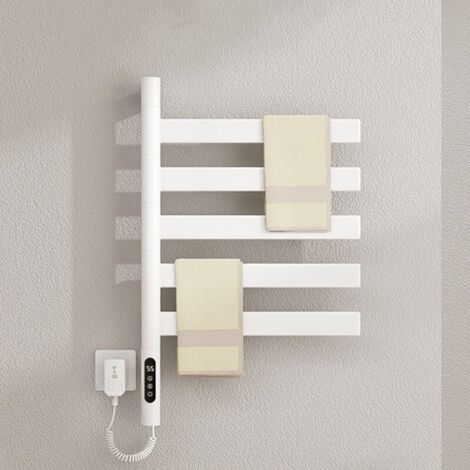 Largeight – Sèche-serviette électrique rotatif 150W – Acier inoxydable 304 – Chauffage à 360° – Économie d'énergie – IPX5 étanche (1/5)