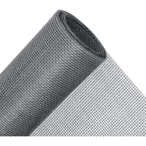 Rouleau moustiquaire 120 x 250 cm – Tissu fibre de verre anti-rayures – Résistant à la déchirure et ignifuge – Lavable et réglable
