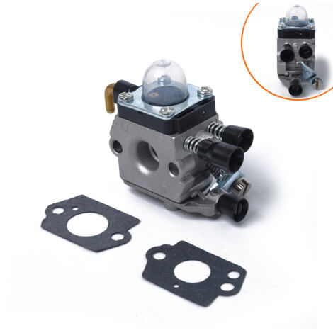 Mimiy – Carburateur pour taille-haie Stihl Hs45 – Compatible débroussailleuses Fs38, Fc55, Fs310 – Installation facile – Matériau métal et plastique - C1Q-S169B (1/4)