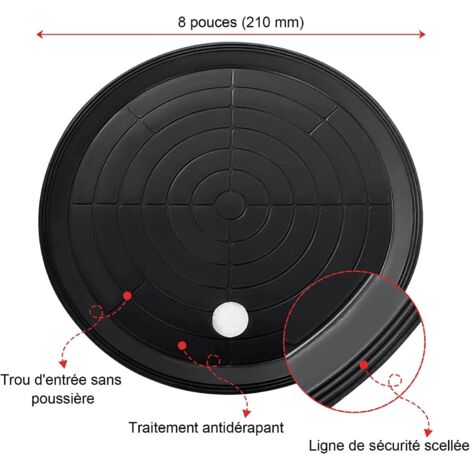 2 Pièces Ventouse Carrelage 8.2" 200kg - Ventouses Professionnelles Pour Verre, Carrelage, Marbre Avec Boîte De Rangement