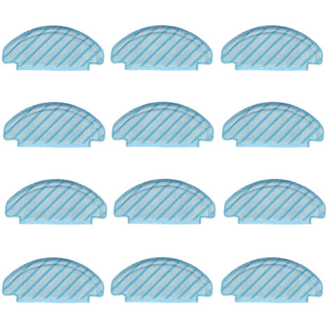12 Pièces lingettes compatible avec Ecovacs Deebot Ozmo 920/950/T5/T8/T8 AIVI/T8 Max/N7/N8+/N8/N8 Pro/T9/T9max/T9 Power aspirateur robot (1/5)