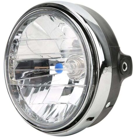 phare avant de moto, phare avant de moto rétro phare avant adapté pour CB400/Hornet 250/VTEC(Lentille claire)