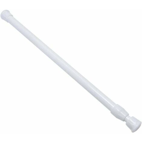 Tringle extensible 30–50cm, tige fine Ø1,3cm pour rideaux légers, voilage, armoire ou porte, barre de douche facile à installer