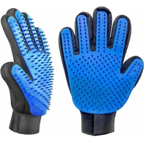 Gants De Toilettage Pour Chien, Gants Brosse Lavante Avec Serviette
