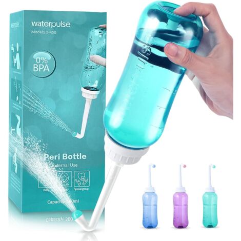 Douche de voyage portable pour soins post-partum 500 ml verte, propre et hygiénique, facile à nettoyer (1/5)