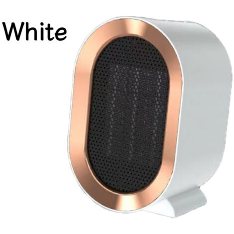 Mini radiateur électrique Xiao Q 220 V 1 200 W à économie d'énergie, idéal pour le salon, la chambre ou la salle de bain, blanc (1/4)