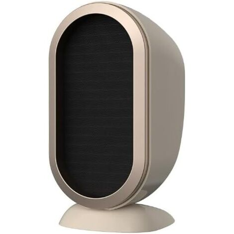 Radiateur soufflant électrique à économie d'énergie 220 V 1 200 W pour salon, chambre, salle de bain, beige