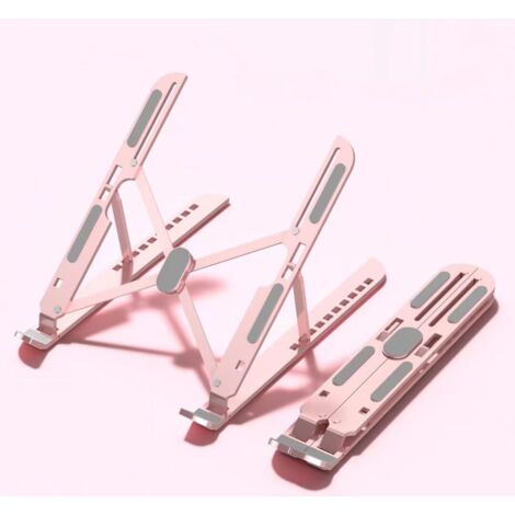 Aluminum Laptop Tablet Stand Adjustable Folding Stand Stable Weight-bearing Capacity Suitable for MacBook etc (1/5)