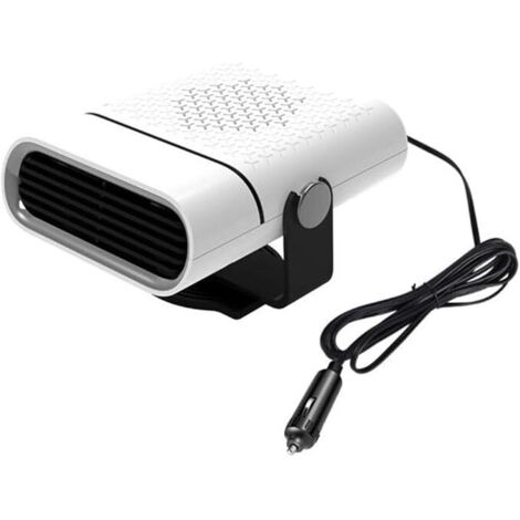 Chauffage de voiture portable haute puissance pour le désembuage et le chauffage du pare-brise de voiture en hiver, chauffage rapide, conception sûre et intelligente (12 V)