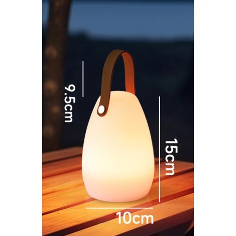 Anordsem Lampe De Table Extérieure Sans Fil 8000 MAh - Tactile Intensité Variable IP55 Rechargeable