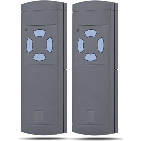 Lot de 2 émetteurs manuels 868 MHz pour ouvre-porte de garage Hörmann HS4-868, code fixe pour Hörmann HS4-868 HSE4-868 HSM4-868 (1/5)
