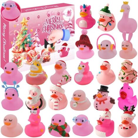 Calendrier de l'Avent 2025 Canards en caoutchouc, cadeau surprise 24 jours, cadeau de Noël (1/5)