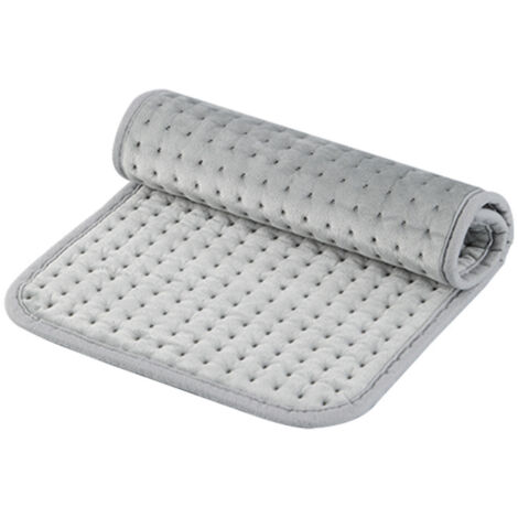 670 Sous-lit chauffant super douillet, 43 x 84 cm, dormir sur un nuage, arrêt automatique, protection anti-surchauffe, 4 niveaux de température, lavable, pour tous les matelas courants