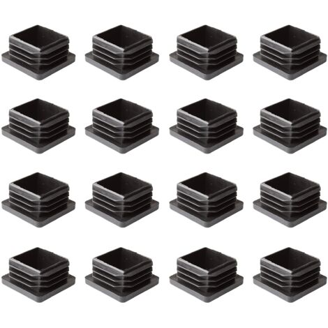 Lifeswonderful Embouts Transparents Pour Pieds De Meubles Carrés – 30mm – Lot De 4 – Caoutchouc