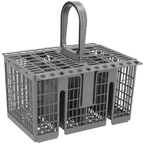 Panier à couverts pour lave-vaisselle compatible avec Hotpoint, Indesit, Whirlpool, Gris