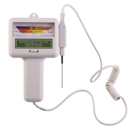 Numérique PH Mètre, Portable Testeur de Ph Professionnel Testeur Digital pour Mesurer la Qualité de Liquide PH Chlore Metre pour Piscine et Spa.