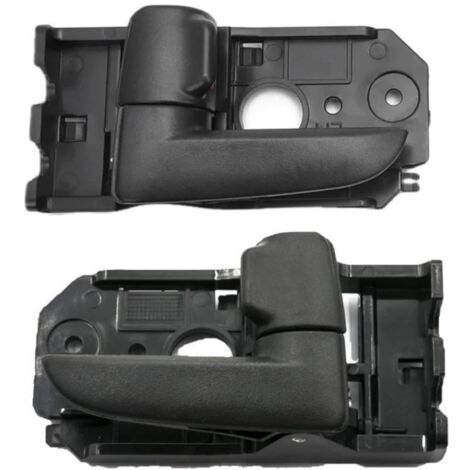 Poignées de porte intérieures pour voitures avec les modèles 82610-2F000 et 82620-2F000, poignées de porte intérieures gauche et droite, paquet de deux pièces, noir.