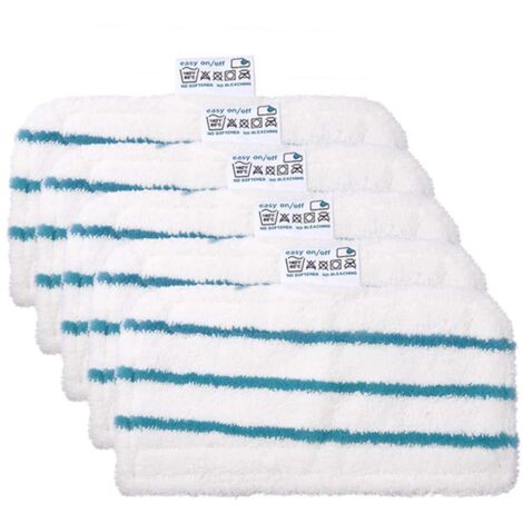 5Pcs Lingettes pour Black et Decker Balais Vapeur,Lingettes Microfibre pour Black et Decker Steam Mop FSM1630, FSM1616, FSMH13E5, FSM1321, FSM1605, FSMP20, FSM1620, FSM1621, FSM1630