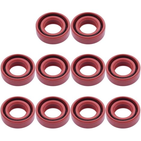 Kit de 10 joints d'huile marron pour tronçonneuse MS170/180 (15 x 25 x 5 mm) - Accessoires pour tronçonneuse