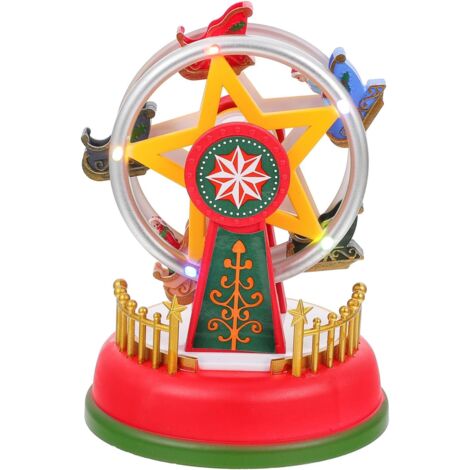 Carrousel musical sur le thème du film Décoration de boîte à musique de Noël Élégante décoration de bureau