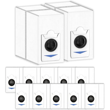 (12 pièces) Sacs à poussière de rechange T30S compatibles avec l'aspirateur ECOVACS DEEBOT T30S/ T30S Combo/ X2 Combo, accessoires sacs à poussière pour aspirateur T30S Combo, sacs de collecte. (1/5)
