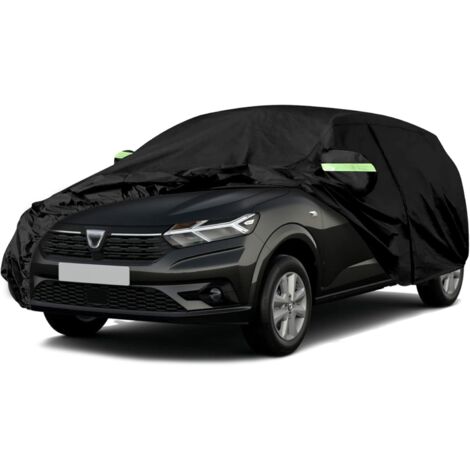 Housse de voiture imperméable, résistante à la poussière, aux UV et à la neige, compatible avec les Dacia Sandero Access Essential Comfort (2008-2024) et offrant une protection complète à votre véhicu
