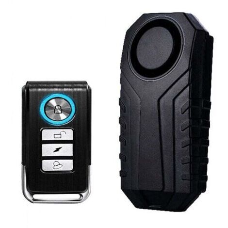 Alarme Vélo, Alarme Voiture sans Fil, Alarme pour Bicyclette, Moto, Voiture, Scooter, 113dB étanche sécurité Alarme avec Télécommande (1/4)