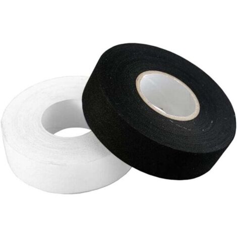 60M Bande Ourlet Thermocollante,de Collage ou de Repassage, Outil de Retouches et Ourlets,Ruban d'Ourlet pour pour Assembler des Tissus, Pantalons, Rideaux,Vêtements(20mm-blanc + noir) (1/5)