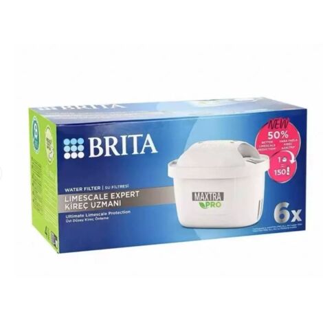 Filtres à eau BRITA MAXTRA PRO Expert en eau dure, 6 unités.