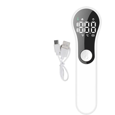 Thermomètre frontal- Mesure numérique précise sans contact avec mode 2 en 1 pour le front et les objets du quotidien pour adultes (1/5)