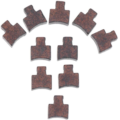 Lot de 10 balais de charbon de rechange for moteur électrique à courant continu, accessoires professionnels en métal, compatibles avec RS550 GRS550