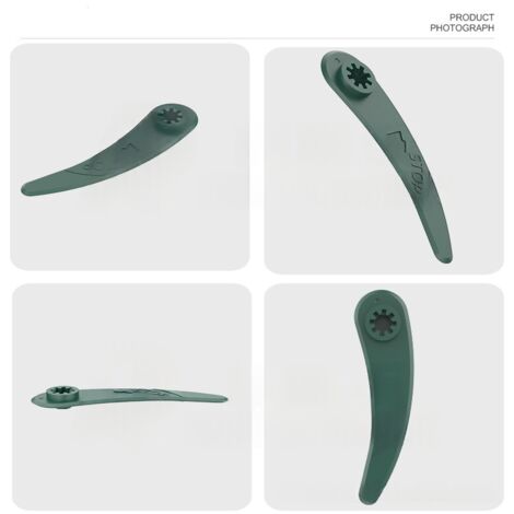 MASKO® Lames De Rechange Pour Tondeuses-Robots | Lames De Tondeuses Universelles Y Compris Vis Innovantes | Revêtement En Titane | Compatible Avec Gardena/Husqvarna - 9 Pièces