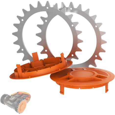 TLWL-01-1 Enjoliveur de roue de pointes de tondeuse à gazon pour Worx Landroid S & M Series Pièces de rechange antidérapantes Accessoires pour tondeuse à gazon (1/5)