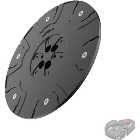 Disque d'accessoires pour robot tondeuse à gazon RIS-GH-2 Flymo/Gardena, coupe-disque à lame en acier, résistant aux intempéries, coupe précise, 180 x 43 mm (1/5)