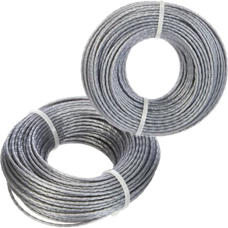 Lot de 2 F016800462 Fil de débroussailleuse de Rechange, Fil de Bobine de 24 m x 1,6 mm Compatible avec Art 30-36, Art 24, Art 27