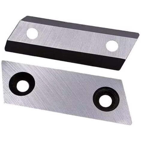 Lot de 2 lames pour outils de jardin - Lames de déchiqueteuse - Les deux lames de coupe s'adaptent au broyeur