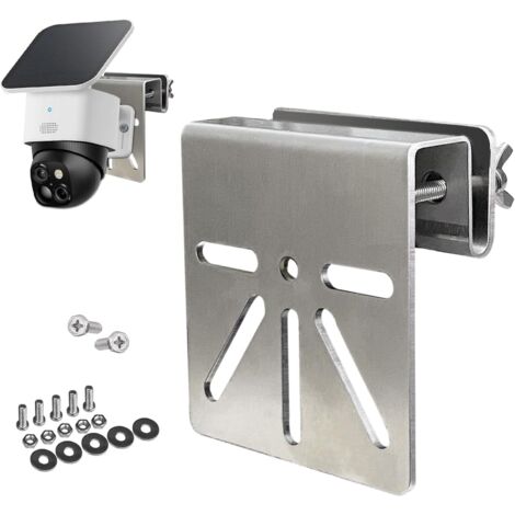 Support de gouttière en acier inoxydable pour caméra de sécurité S340/E30/E42- Compatible avec les caméras dôme en plein air (1/5)