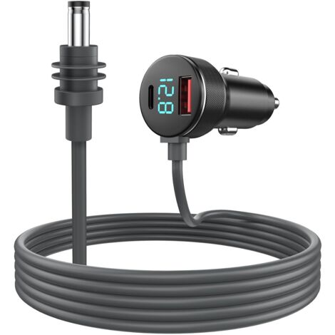 Starlink Mini Câble - Accessoires Starlink Mini Chargeur de Voiture 3 en 1, Adaptateur Allume-Cigare  avec Affichage Numérique, Ports USB C/USB Charge Rapide pour Voitures (3M)