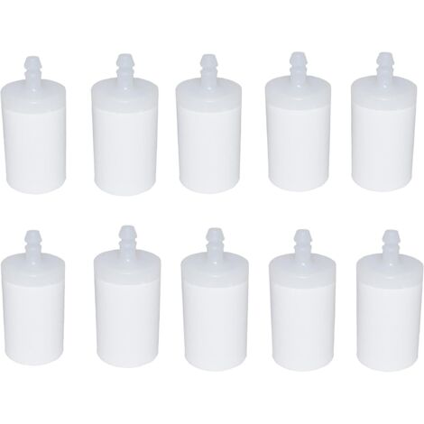 Hippotech Pack de 10 filtres à carburant pour Husqvarna 3/16 I.D. La tronçonneuse de conduite de carburant remplace la pièce no 503 44 32-01/506 26 41-11