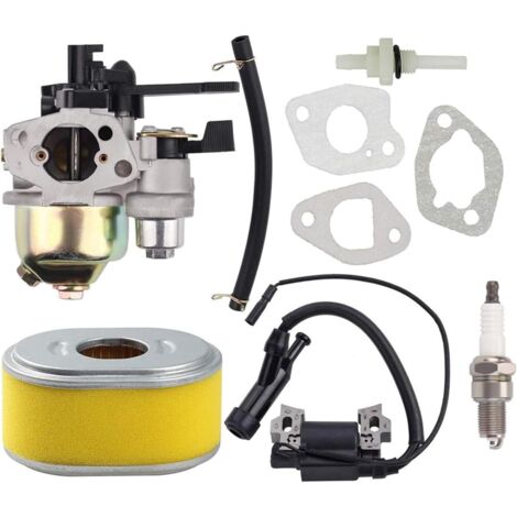 Hippotech Carburateur et bobine d'allumage avec filtre à air pour moteur Honda GX110 GX120 (1/4)