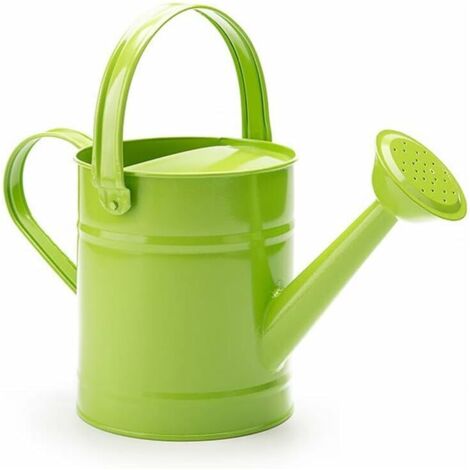 Arrosoir en fer - 1,5 l - Multicolore - En métal - Pour le jardinage, le jardinage - Avec joint torique - Petit arrosoir pour plantes - Outil de douche pour jardin en extérieur