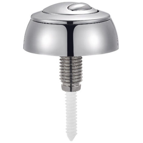 Bouton soupape à double poussoir OPTIMA 49/S, SIAMP, chrome, Réf.34490220