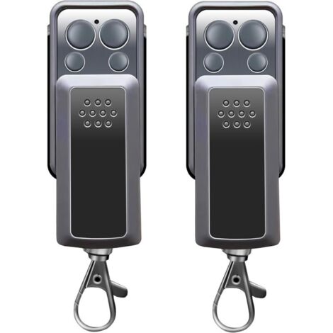 Télécommande motorisation portail et porte de garage50m de portéeTechnologie Rolling CodeBoîtier ABS robusteGarantie 3 ans (1/4)